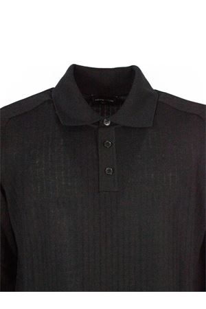 Polo in lana merino nera ROBERTO COLLINA | 253M03004M0309